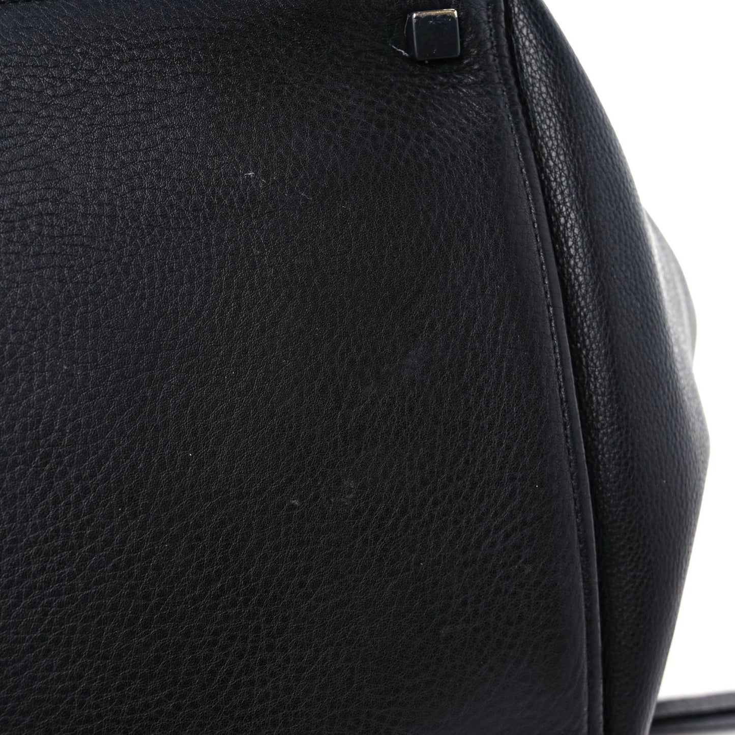 Supple Calfskin Medium Phantom Luggage Black