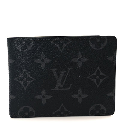 Louis Vuitton Monogram Eclipse Slender Wallet 1 of 8