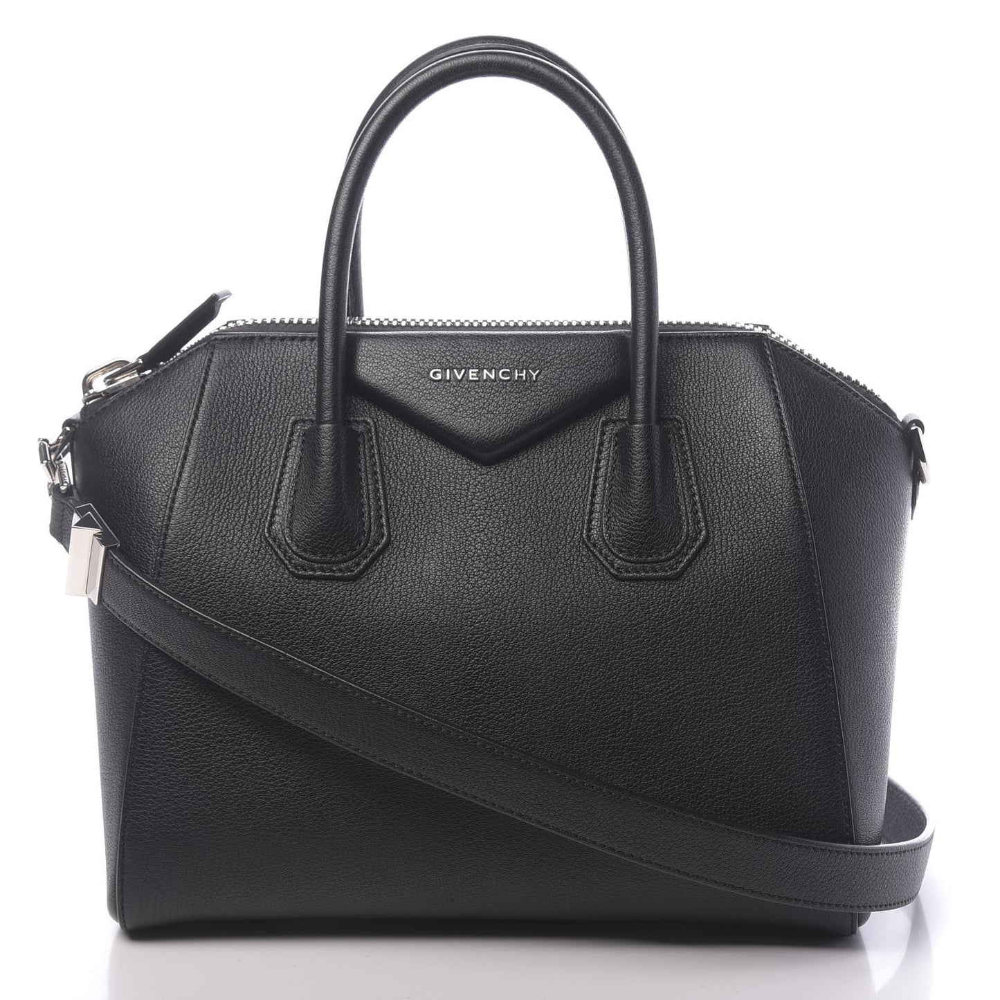 Sugar Goatskin Small Antigona Black