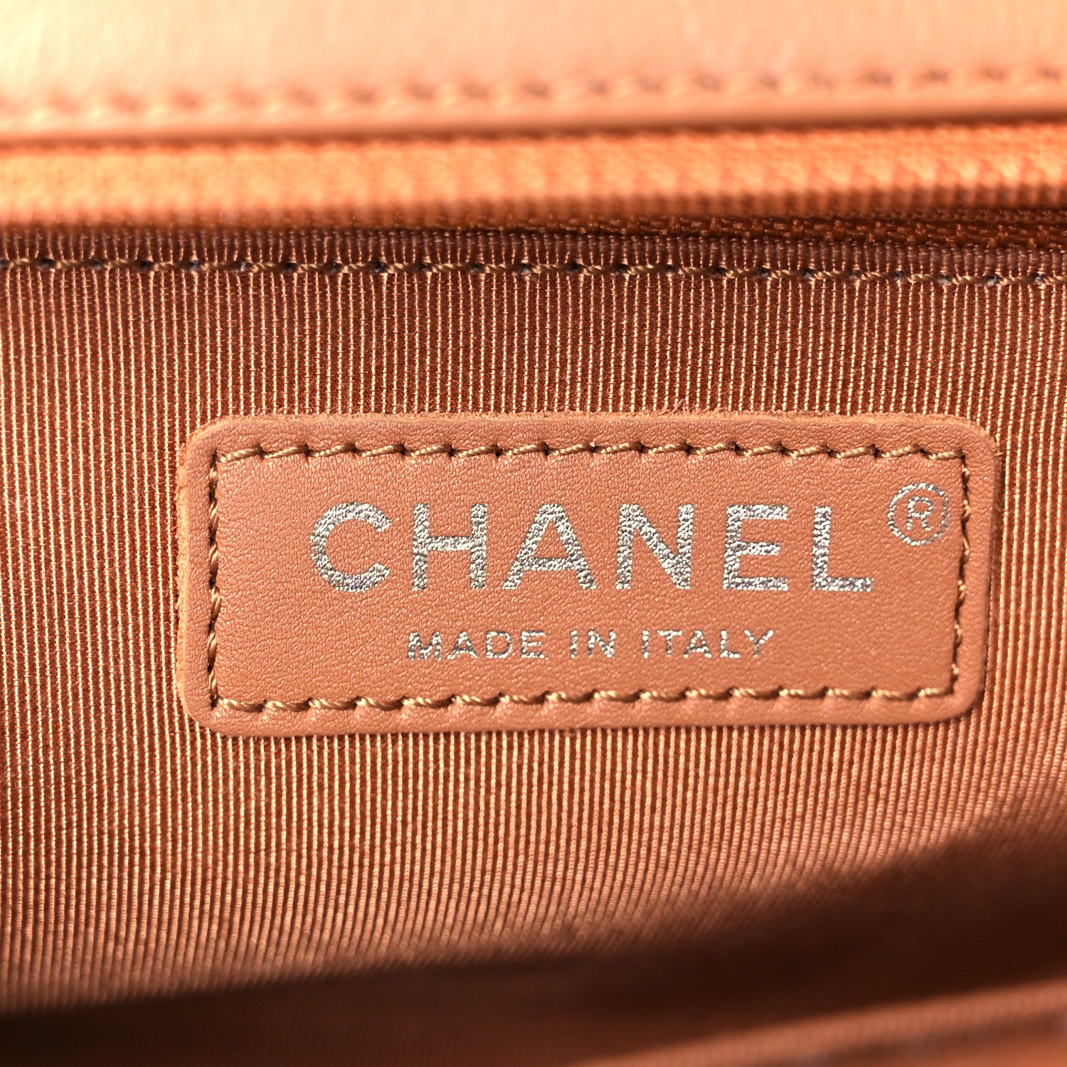 Chanel Calfskin Quilted New Medium Boy Flap Dark Beige 6 of 11