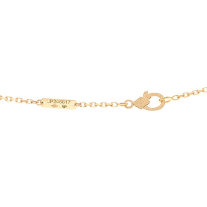 Van Cleef & Arpels 18K Yellow Gold Diamond Large Frivole Pendant Pave Necklace 4 of 6
