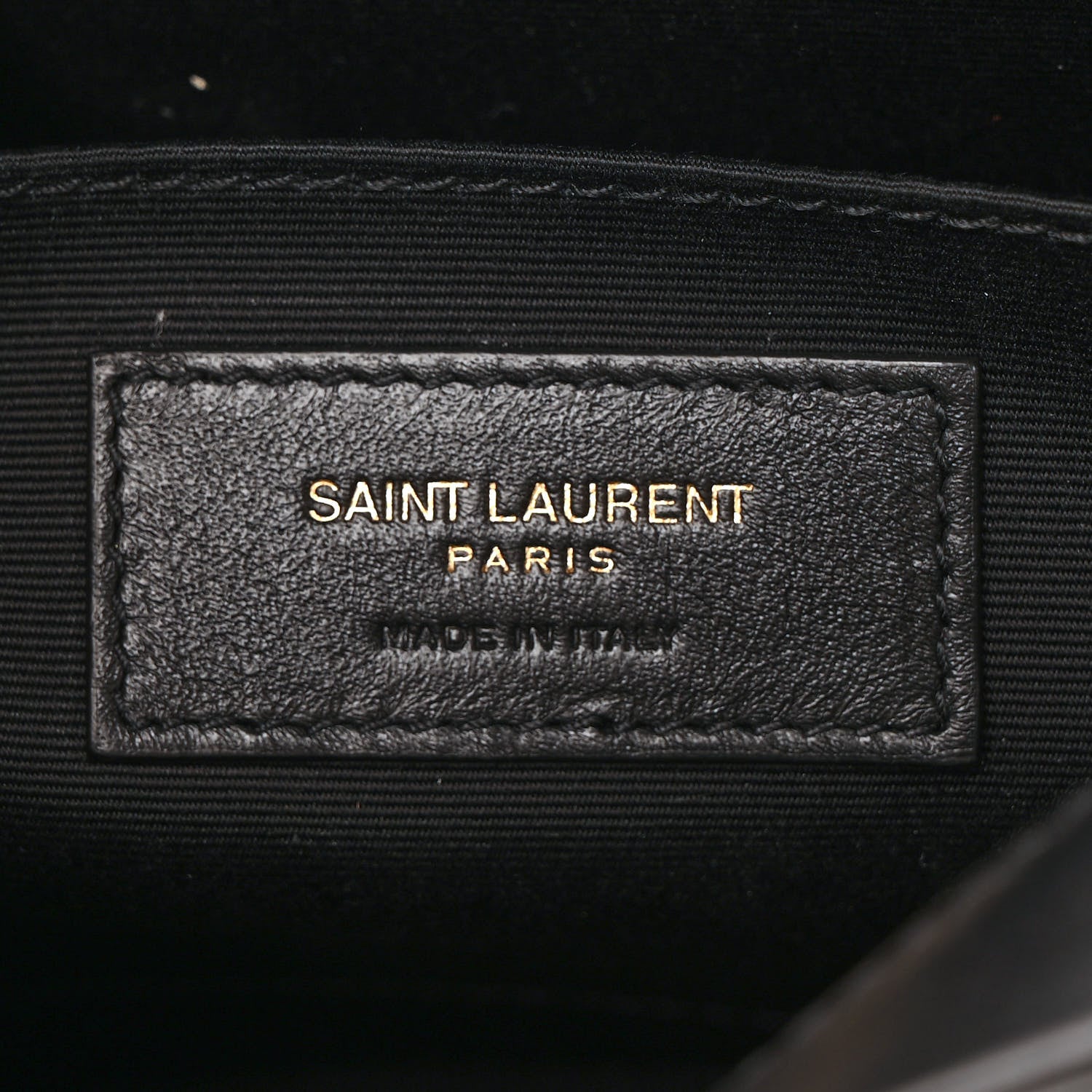 Saint Laurent Calfskin Matelasse Monogram Lou Camera Bag Black 6 of 9