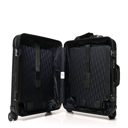 Christian Dior X RIMOWA Aluminum Zucca Print Roll Away Carry On Luggage 4 of 16