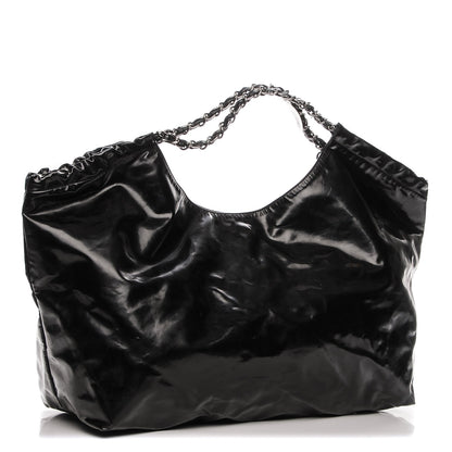 Chanel Vinyl XL Coco Cabas Black 3 of 8