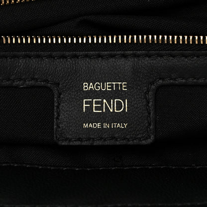 Fendi Nappa FF 1974 Embossed Baguette Black 6 of 11