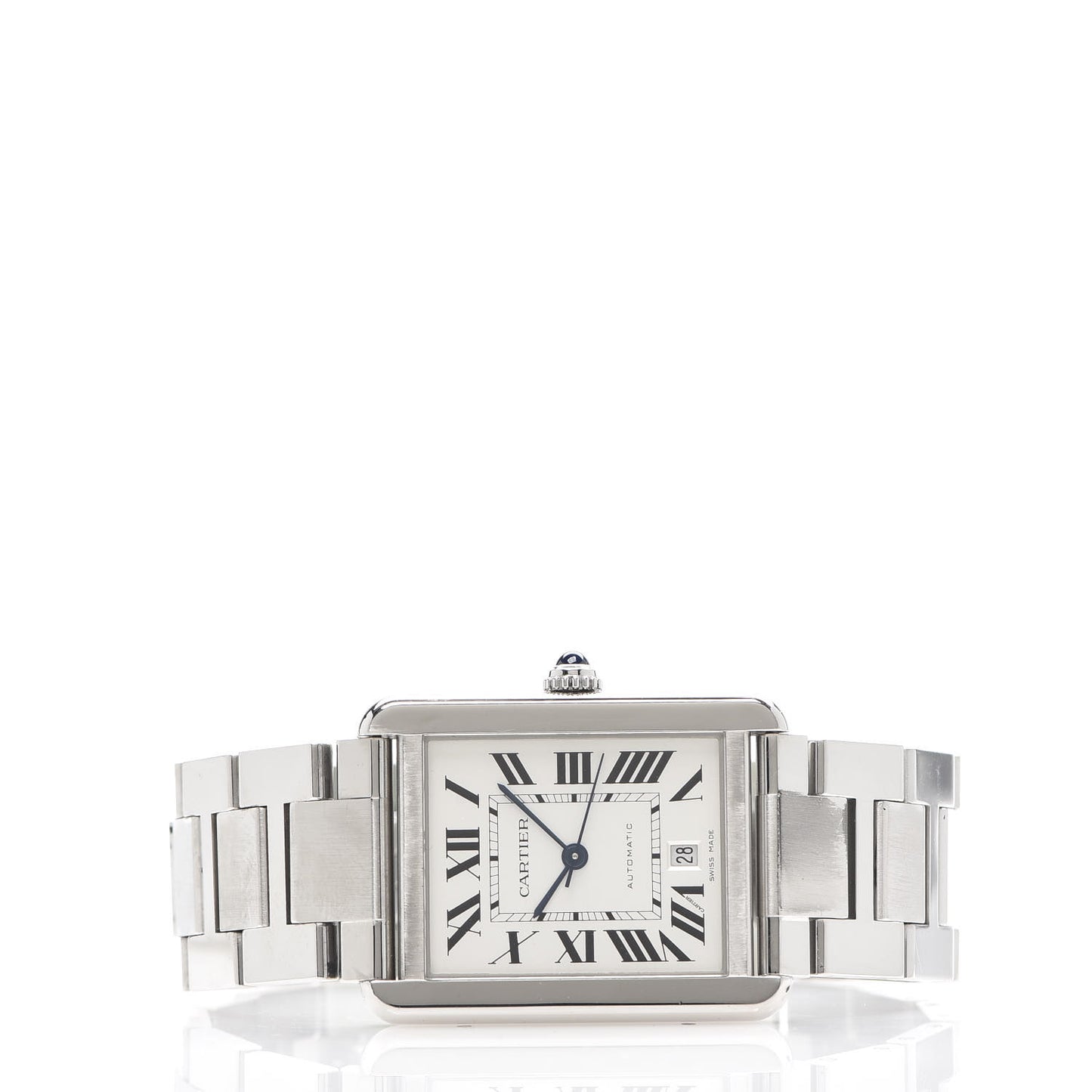 Stainless Steel 31mm Tank Solo Automatic Watch