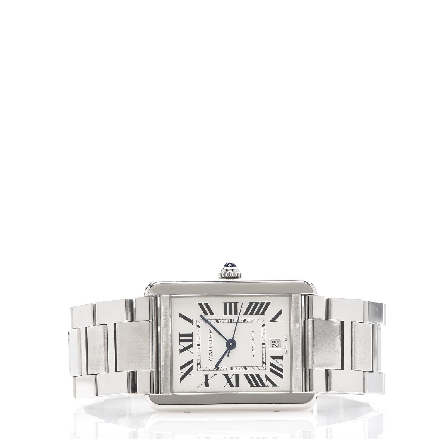 Cartier Stainless Steel 31mm Tank Solo Automatic Watch 2 of 5