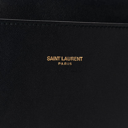 Saint Laurent Smooth Calfskin Suede Medium Reversible Monogram Kate Satchel Navy 12 of 18