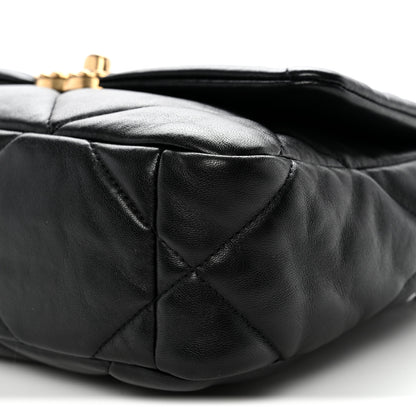 Chanel Lambskin Quilted Medium Chanel 19 Flap Black 10 of 10