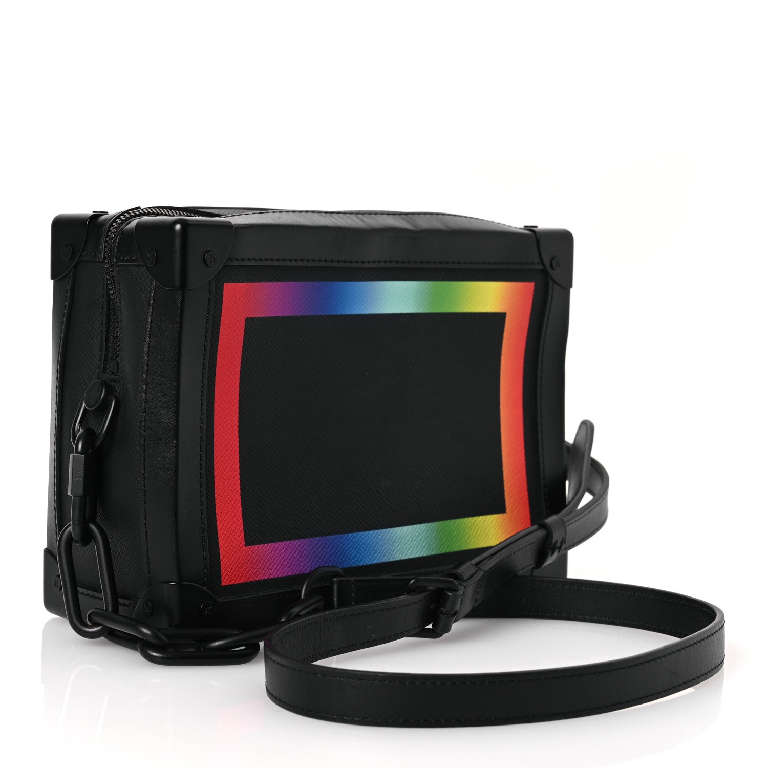 Louis Vuitton Taiga Rainbow Soft Trunk Black 3 of 17