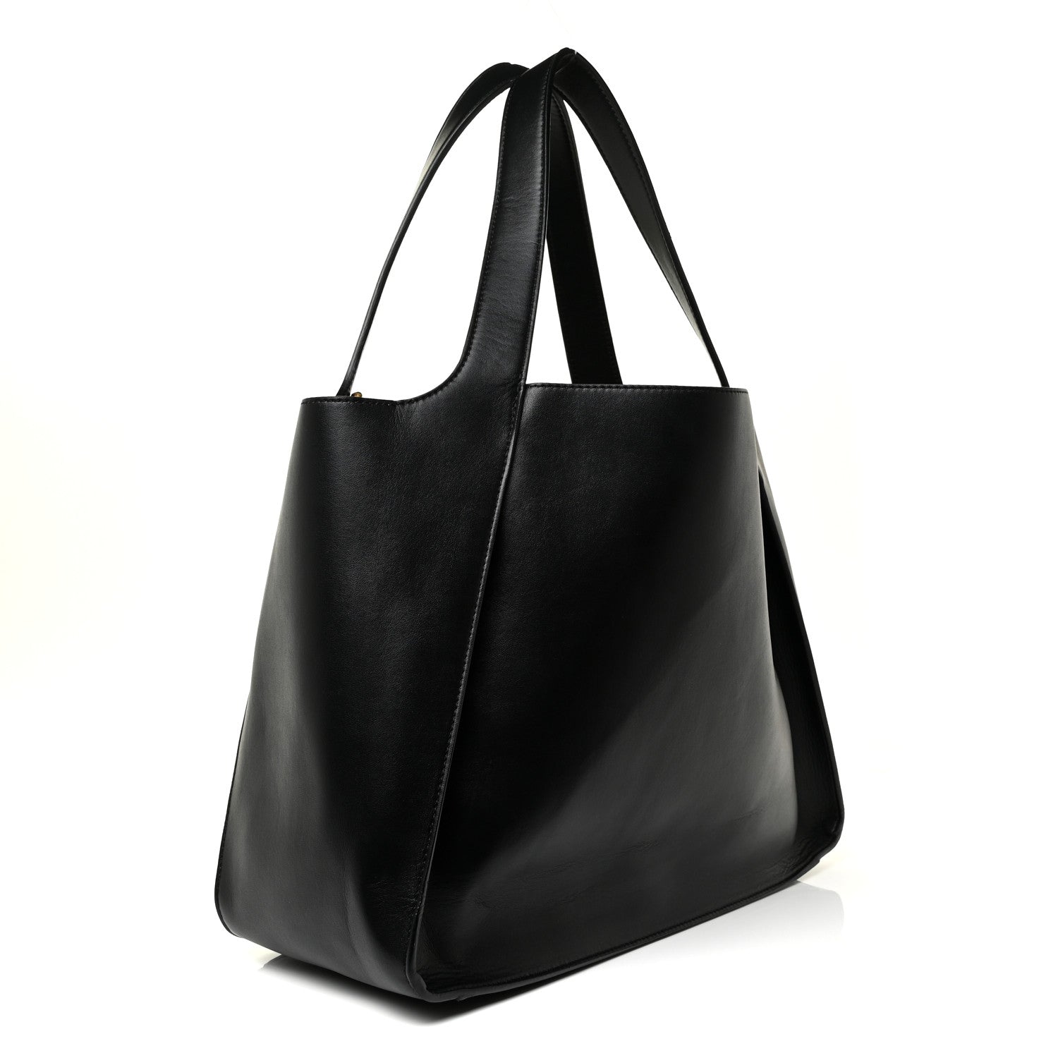 Stella McCartney Eco Alter Nappa East West Perforated Tote Black 3 of 14