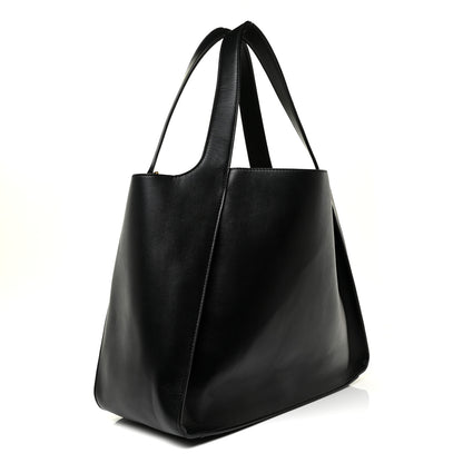 Stella McCartney Eco Alter Nappa East West Perforated Tote Black 3 of 14