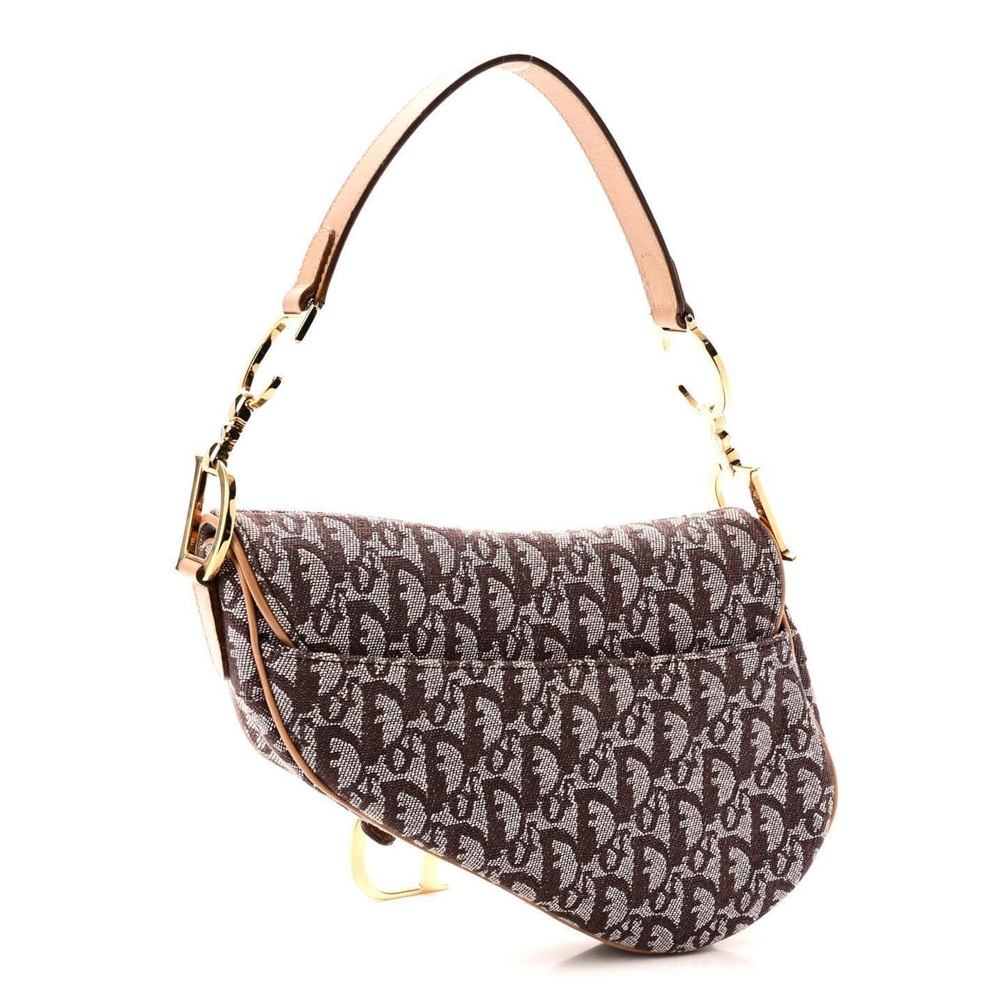Monogram Saddle Bag Brown