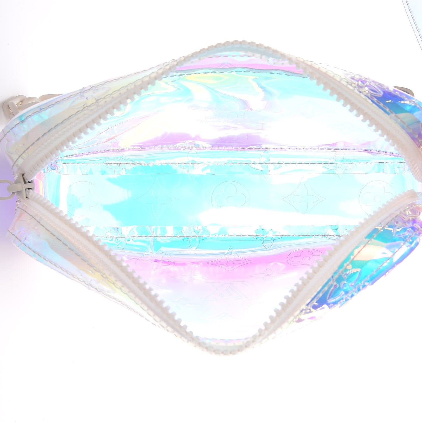 PVC Monogram Pochette Volga Iridescent Prism