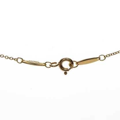 Tiffany 18K Yellow Gold Diamond .10ct Elsa Peretti Diamonds by the Yard Pendant Necklace 5 of 16