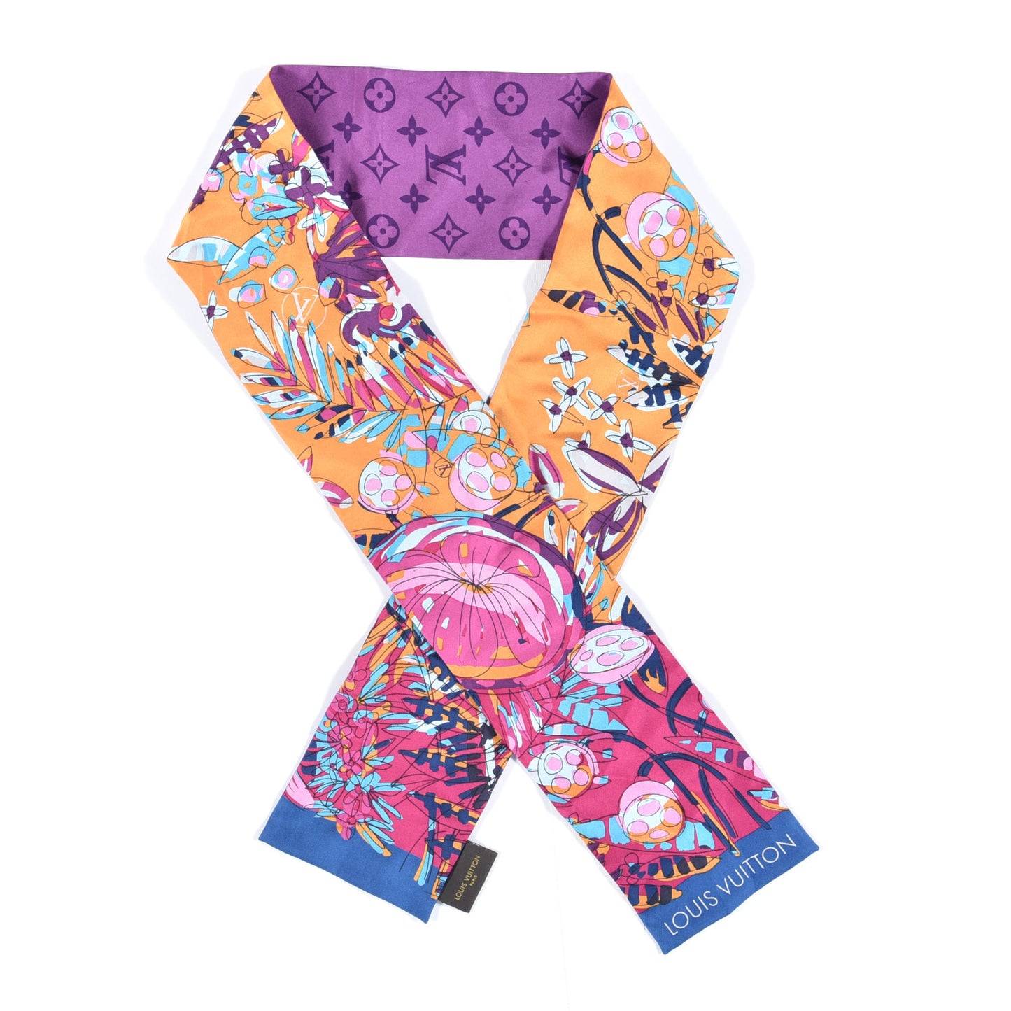 Silk Monogram Jungle 16 Bandeau