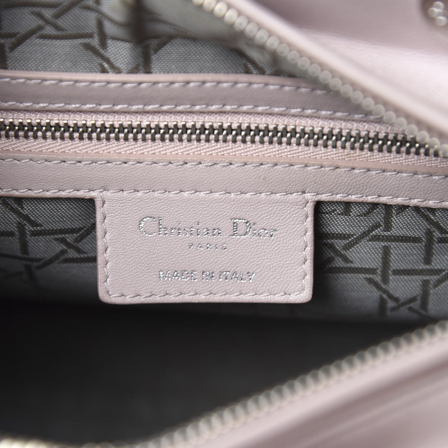 Lambskin Cannage Medium Lady Dior Light Pink
