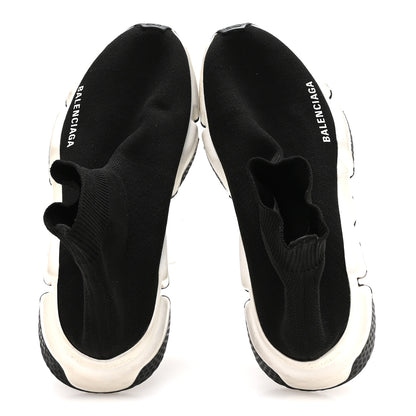 Balenciaga Technical 3D Recycled Knit Bi-Color Sole Womens Speed 2.0 Sneakers 37 Black White 2 of 7