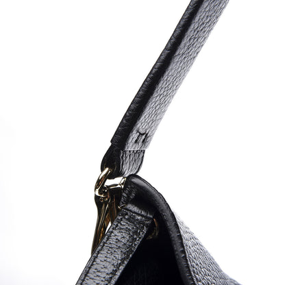 Burberry Grainy Calfskin Medium Cale Hobo Black 10 of 11