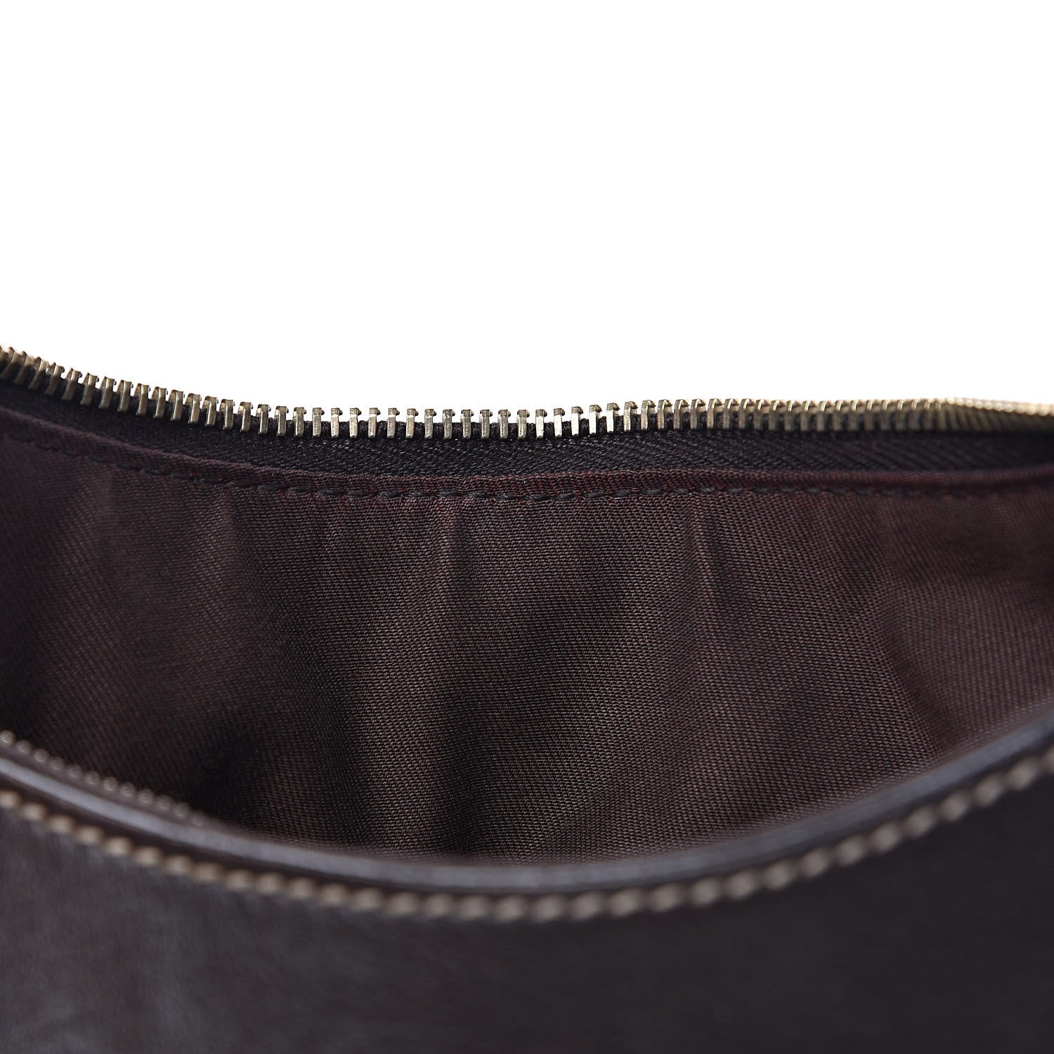 Gucci Monogram D Ring Gold Hobo Dark Brown 14 of 14