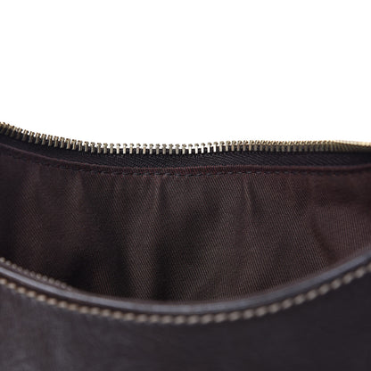 Gucci Monogram D Ring Gold Hobo Dark Brown 14 of 14