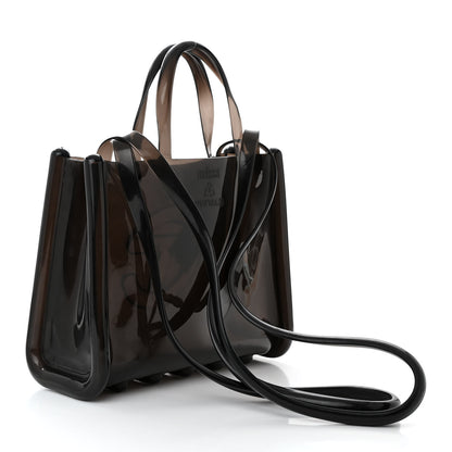 Telfar x MELISSA Jelly Medium Shopping Bag Clear Black 3 of 9