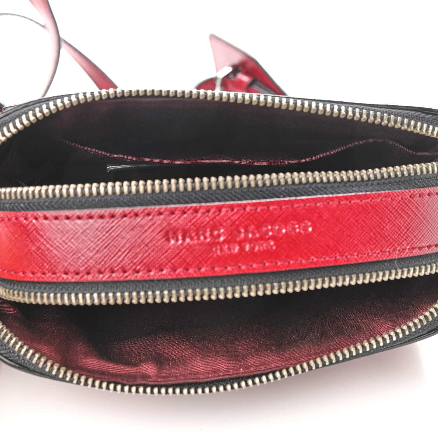 Marc Jacobs Saffiano Small Snapshot Camera Bag Red Multicolor 5 of 9