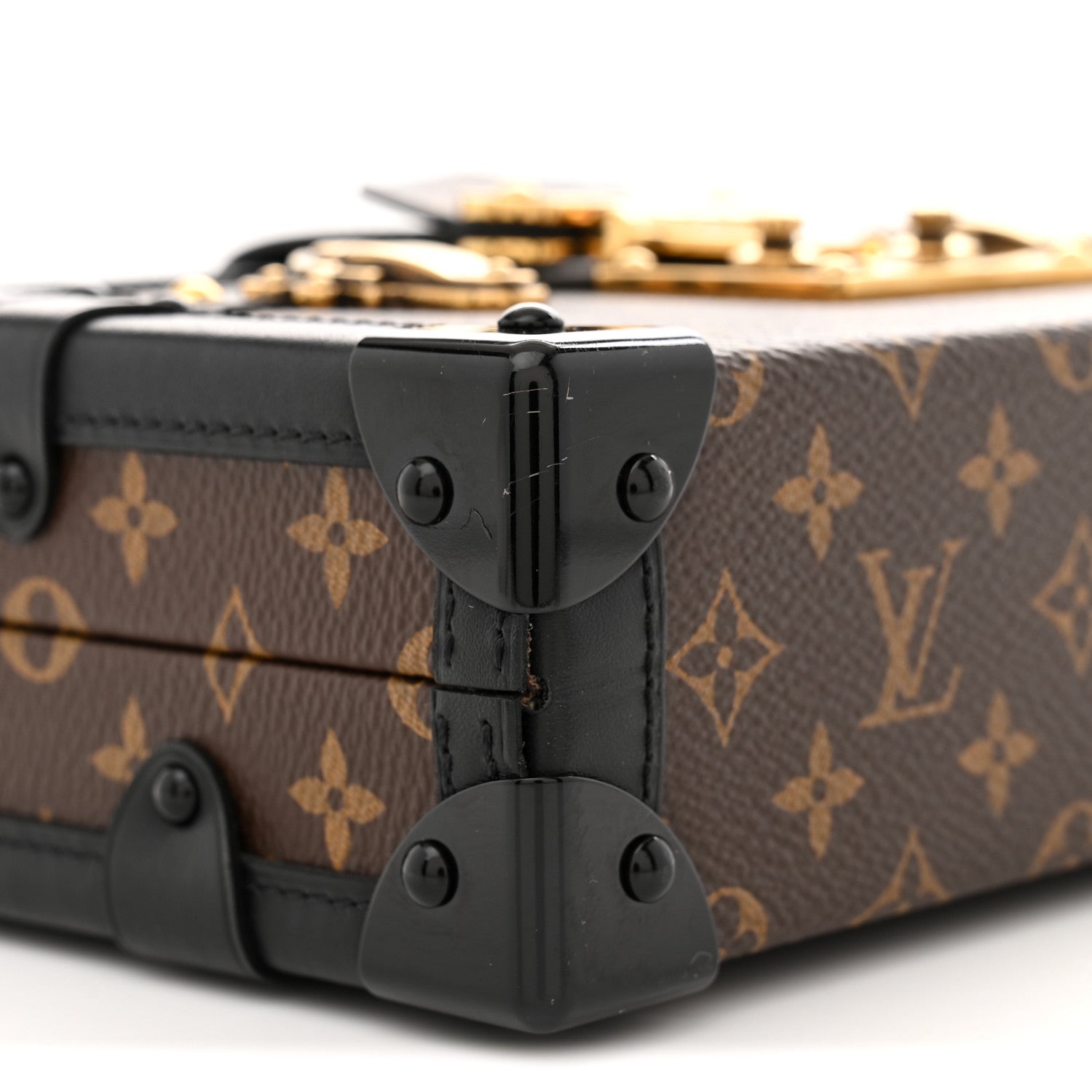 Louis Vuitton Monogram Petite Malle Black 8 of 12