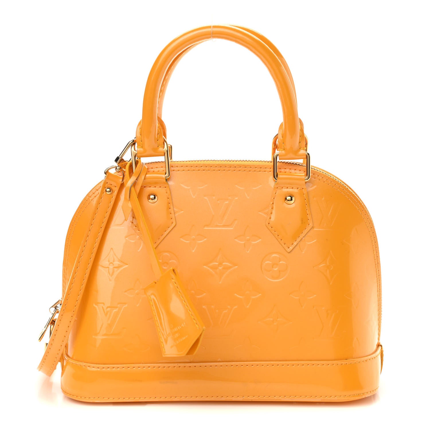 Louis Vuitton Vernis Alma BB Jaune Passion 1 of 10