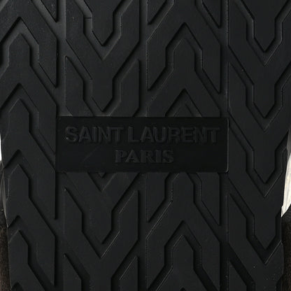 Saint Laurent Suede Jimmy Thong Flat Sandals 38 Chocolate 8 of 8