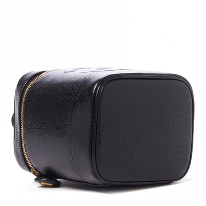 Chanel Caviar Vanity Cosmetic Case Black 3 of 9