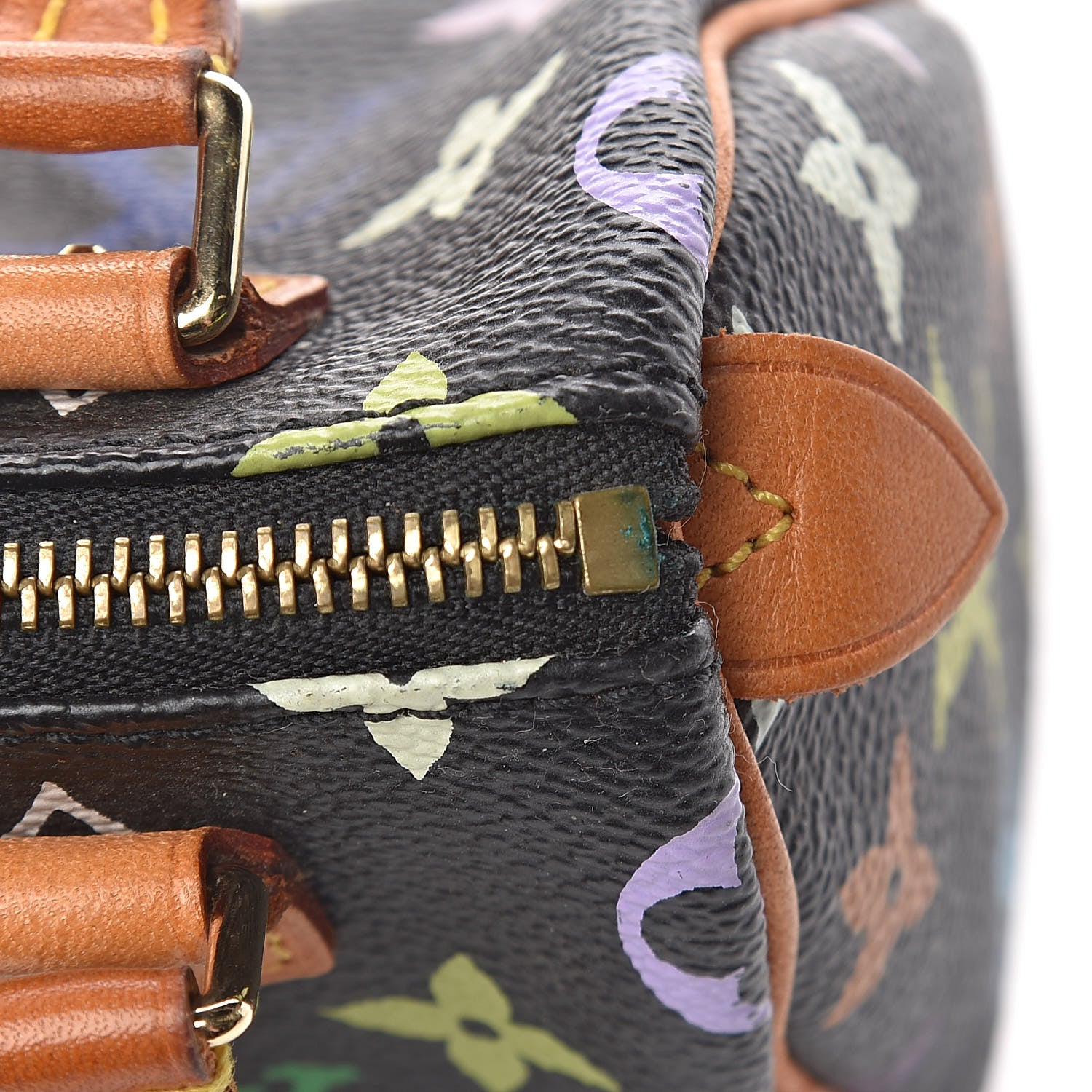 Louis Vuitton Monogram Multicolor Mini Sac HL Speedy Black 11 of 15