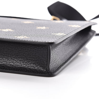 Gucci Grained Calfskin Bee Star Messenger Black 11 of 11