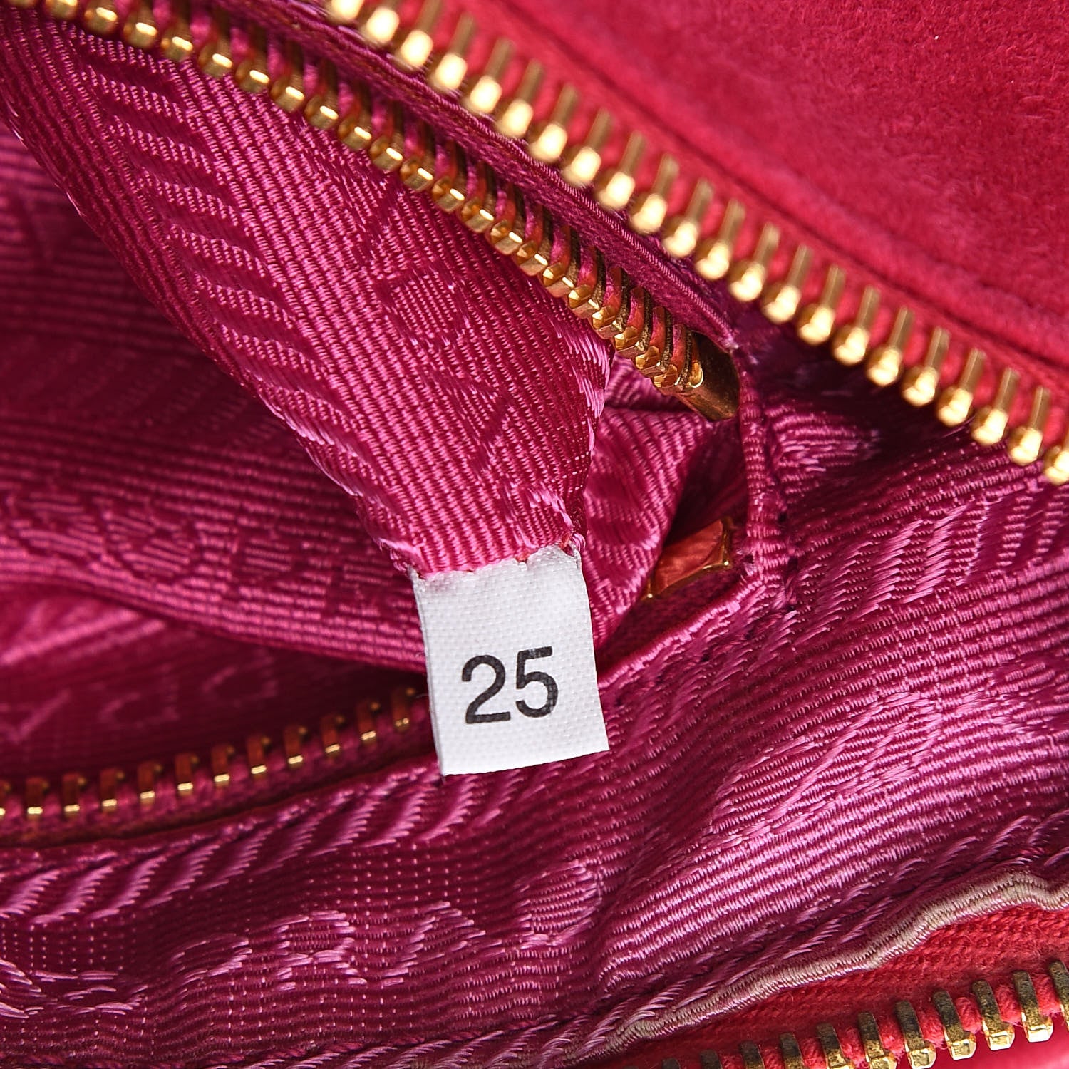 Prada Suede Box Shoulder Bag Peonia 7 of 12