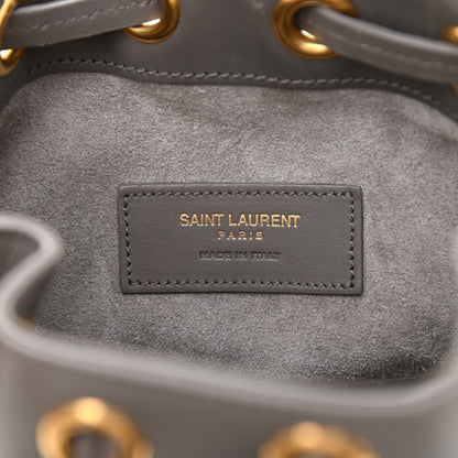 Saint Laurent Calfskin Small Emmanuelle Bucket Bag Fog 5 of 8