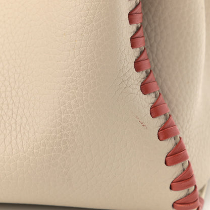Mulberry Heavy Grain Braided Edge Iris Tote Chalk 14 of 15