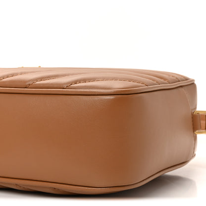 Saint Laurent Calfskin Matelasse Monogram Lou Camera Bag Cinnamon 17 of 19