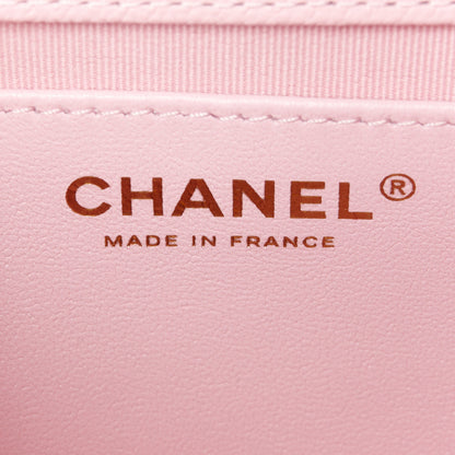 Chanel Caviar Quilted Mini Flap Light Pink 6 of 11