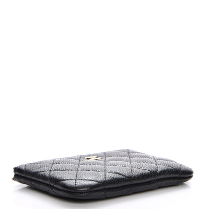 Chanel Caviar Quilted Small Cosmetic Case Black 4 of 7