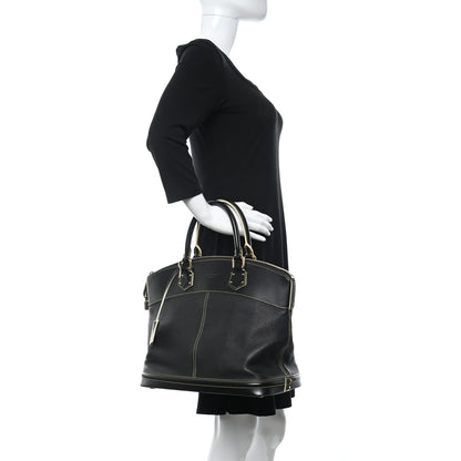 Louis Vuitton Suhali Lockit MM Black 3 of 10