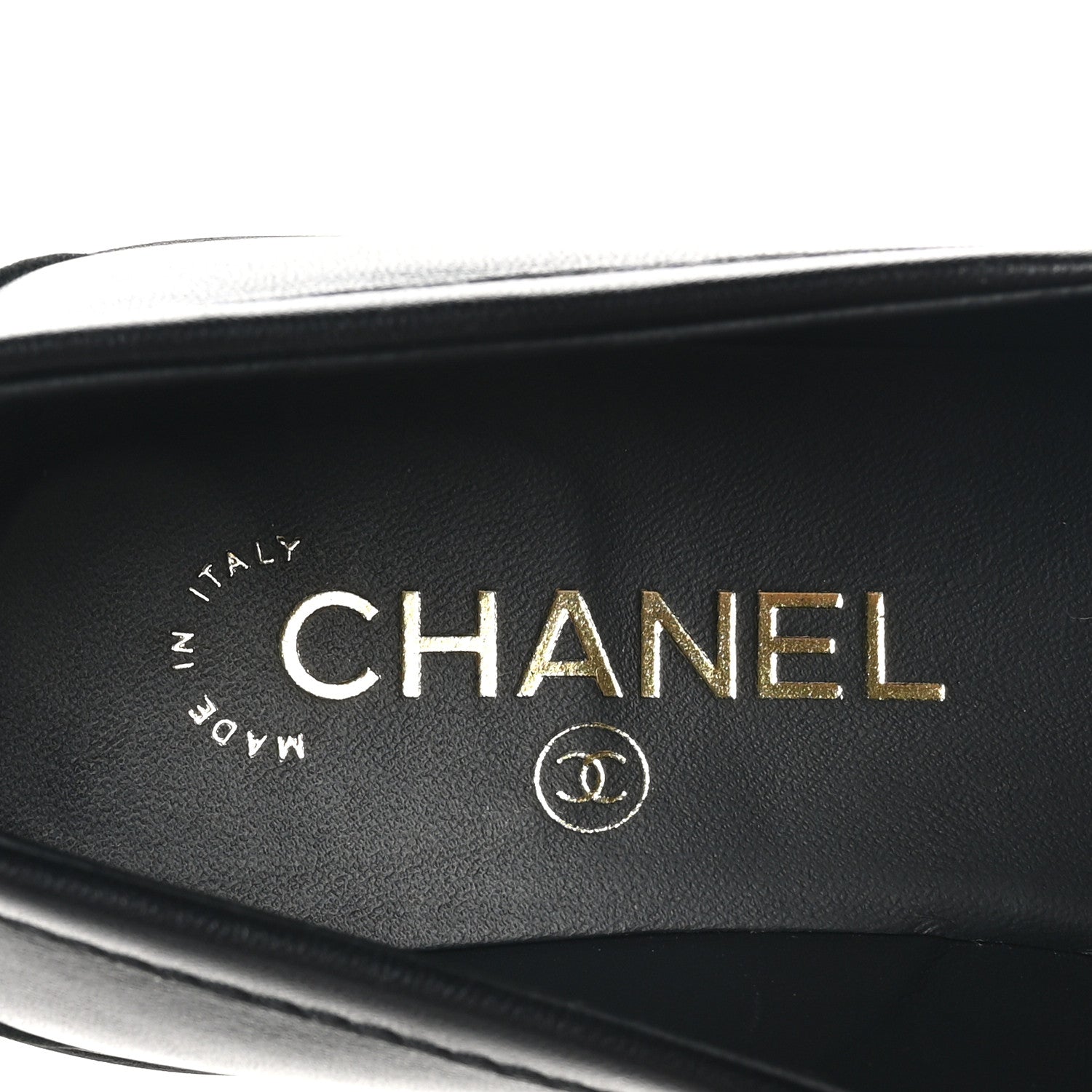 Chanel Lambskin Quilted CC Turnlock Loafers 37.5 Black 8 of 10