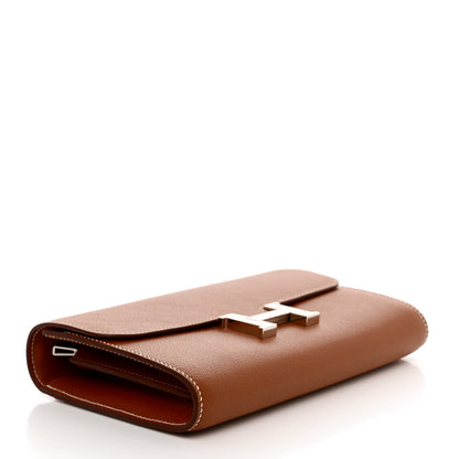 Hermes Evercolor Constance Wallet To Go Gold 3 of 8