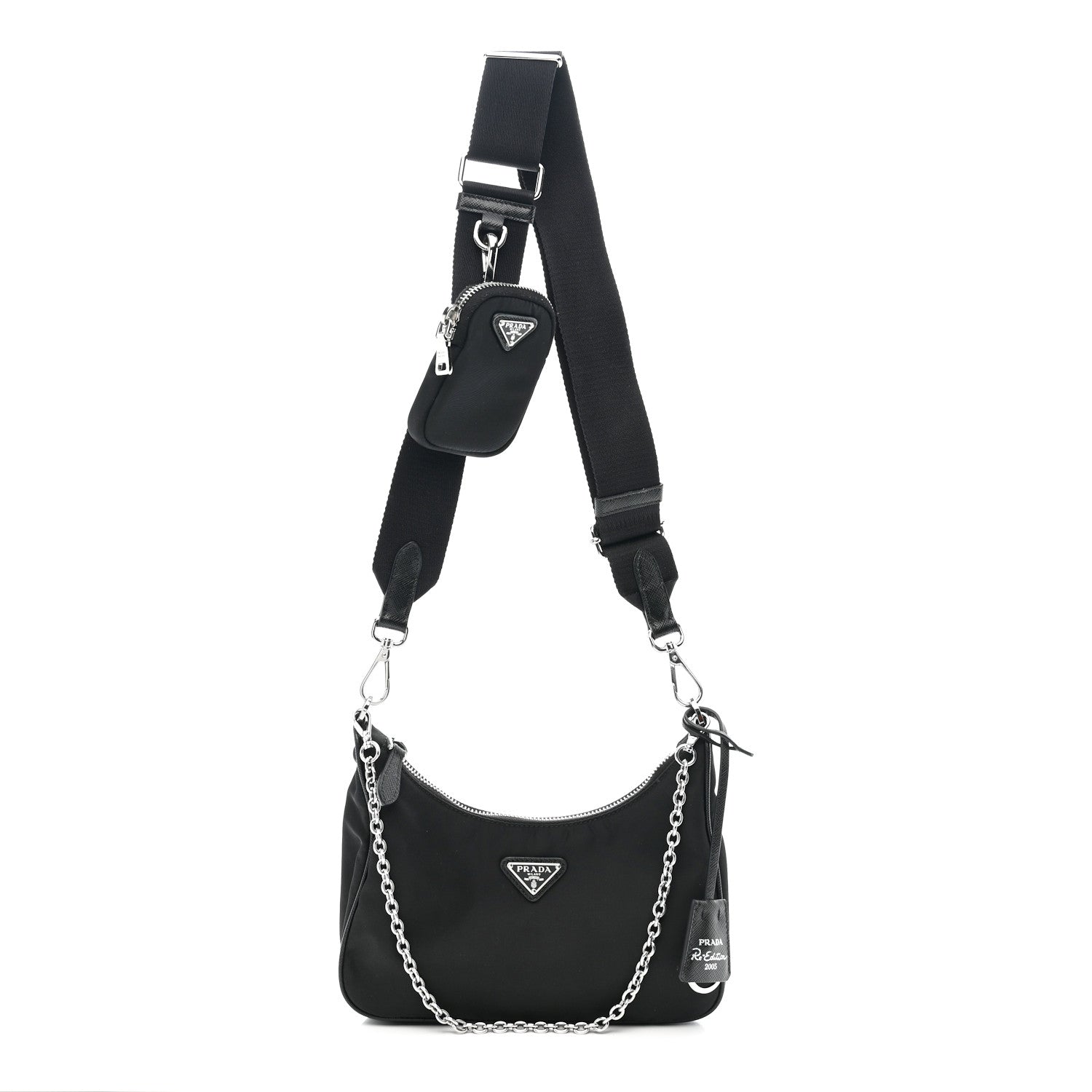 Prada Nylon Re-Edition 2005 Shoulder Bag Black 1 of 11