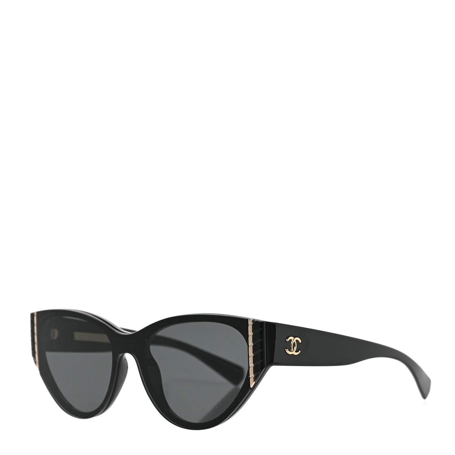 Chanel Acetate Cat Eye Sunglasses 6054 Black 1 of 6