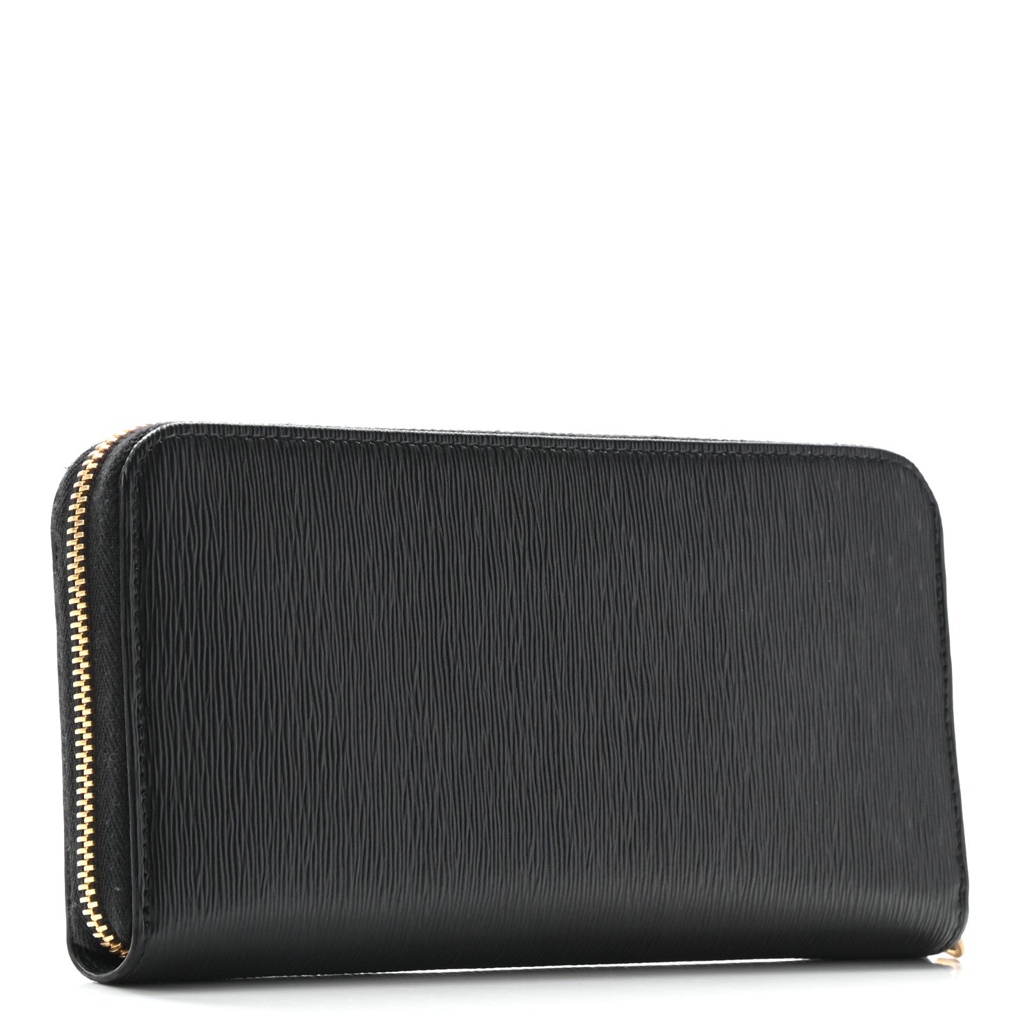 Prada Vitello Move Zip Around Wallet Black 3 of 7