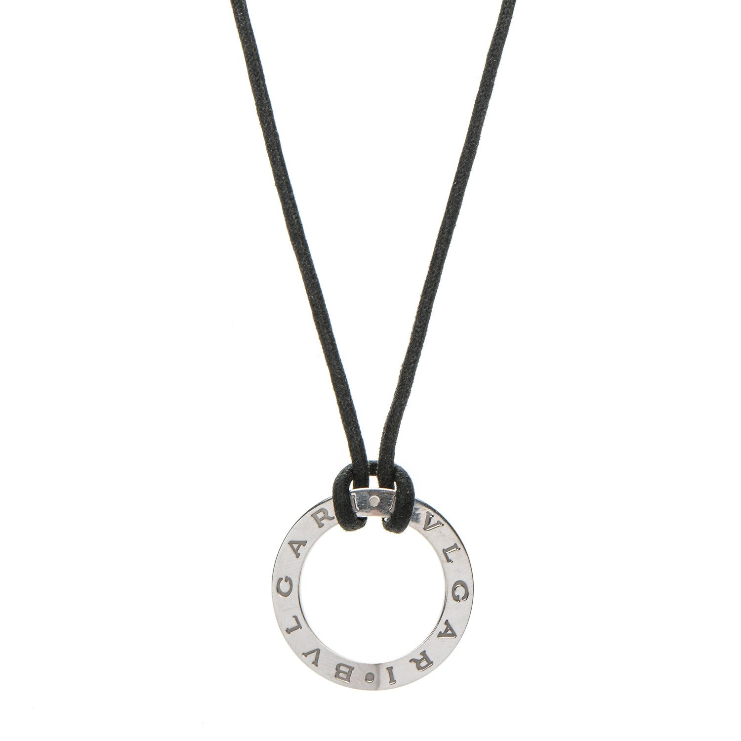 Bulgari 18K White Gold BVLGARI BVLGARI Pendant Necklace 1 of 6