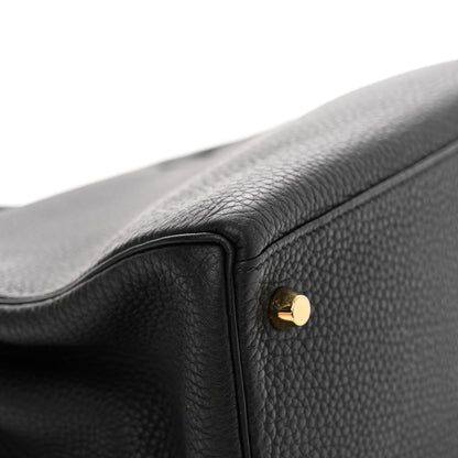 Hermes Togo Kelly Retourne 28 Black 10 of 18