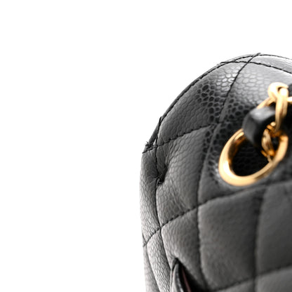 Chanel Caviar Quilted Small Double Flap Black 12 of 13