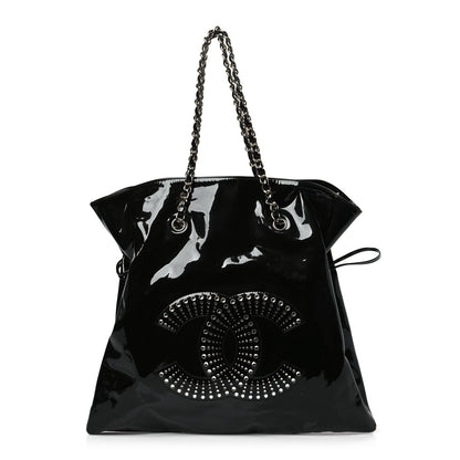 Chanel Patent Crystal Strass Bonbons Tote Black 1 of 9