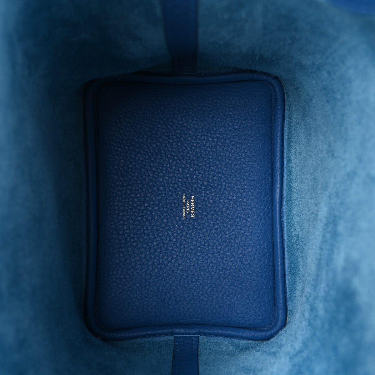 Hermes Taurillon Clemence Picotin Lock 18 PM Mykonos 5 of 11